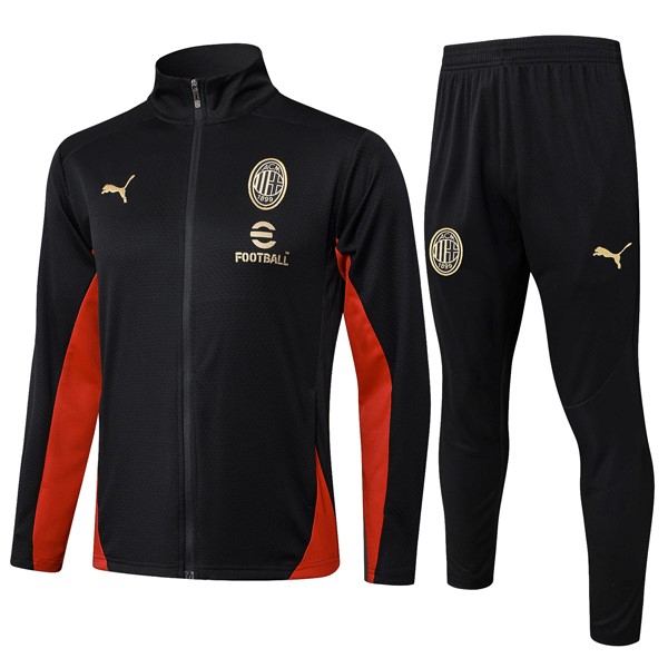 Chandal AC Milan 2025/26 Negro Rojo